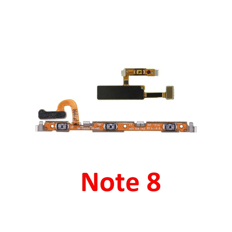 Pop Phone Volume Power Button For Samsung Note 8 N950 N950F N950FD N950U N950W N950N New Side Key With Flex Cable Part