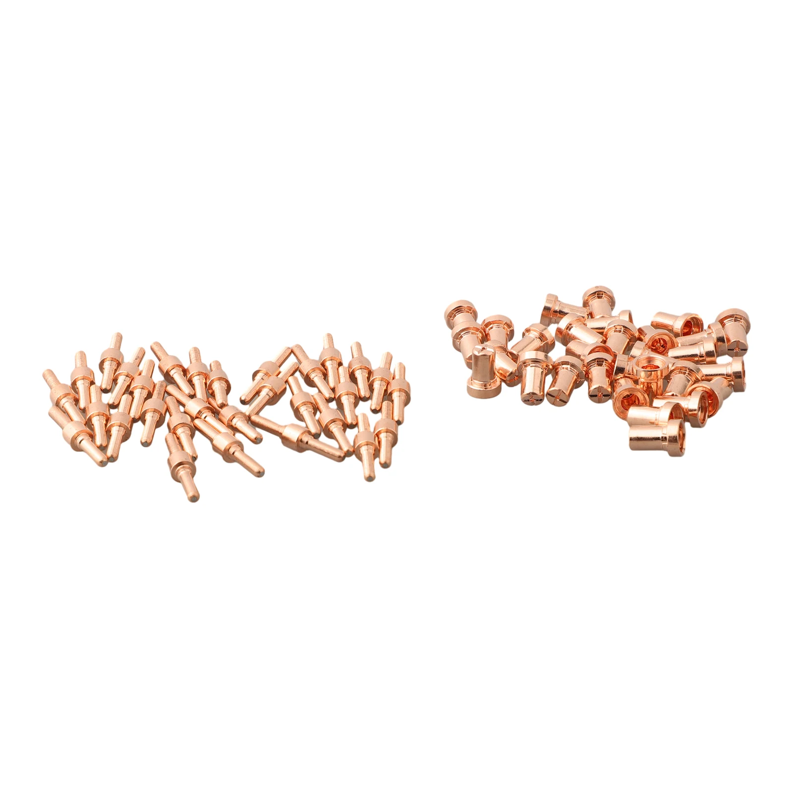 for pt-31 for plasma Cutter Consumables Electrodes Cutting Consumables Electrodes 60pcs Copper Nozzle for pt-31 Parts Practical