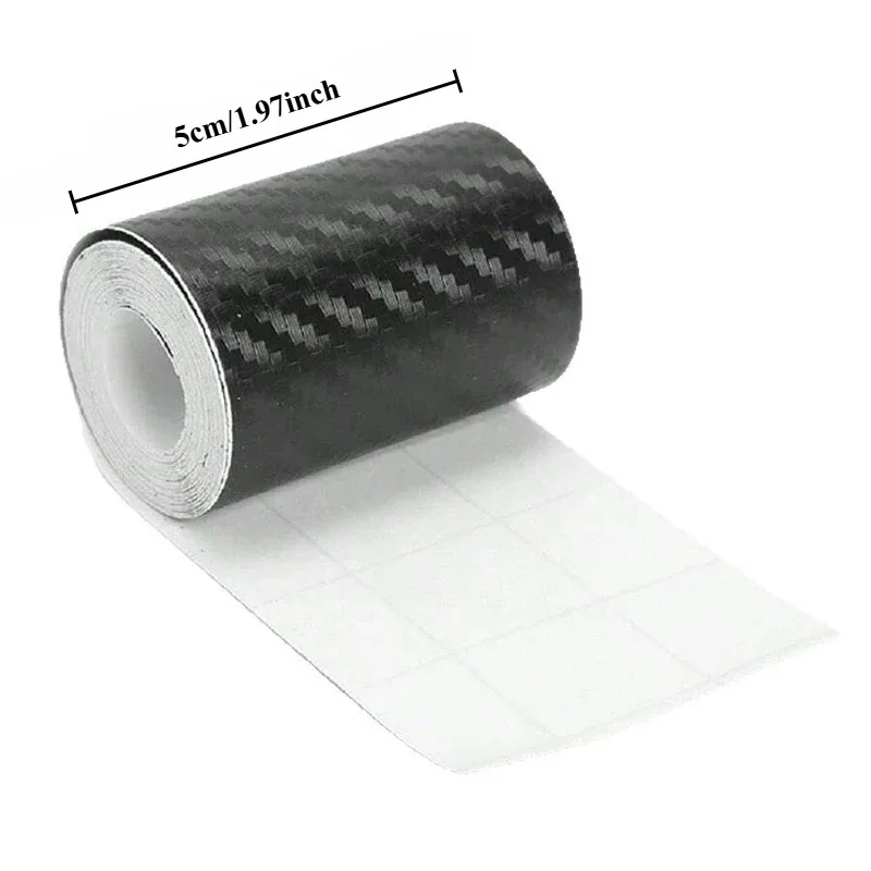 3D Carbon Nanofiber Tape | Anti-Scratch Bumper and General Protection Strip, Black