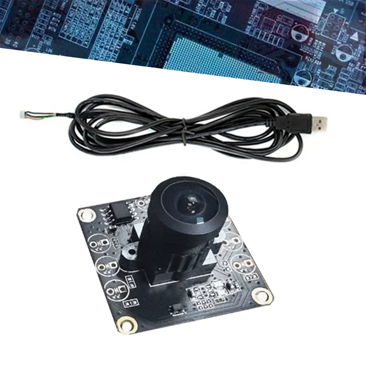 NEUES OV9732 USB-Kameramodulplatine 160 Grad 32 x 32 mm Gesichtserkennung Bilderfassung für Raspberry Pi Kamera 60 cm Kabel