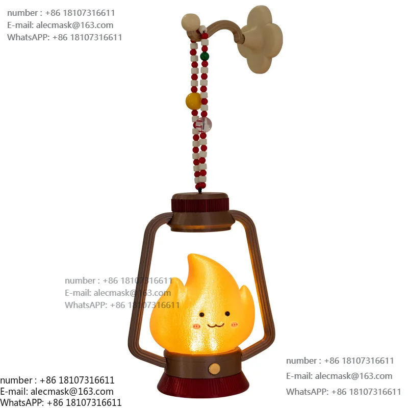 

Cute art new bedroom bedside wall light free wiring living room balcony children's room pendant horse lamp