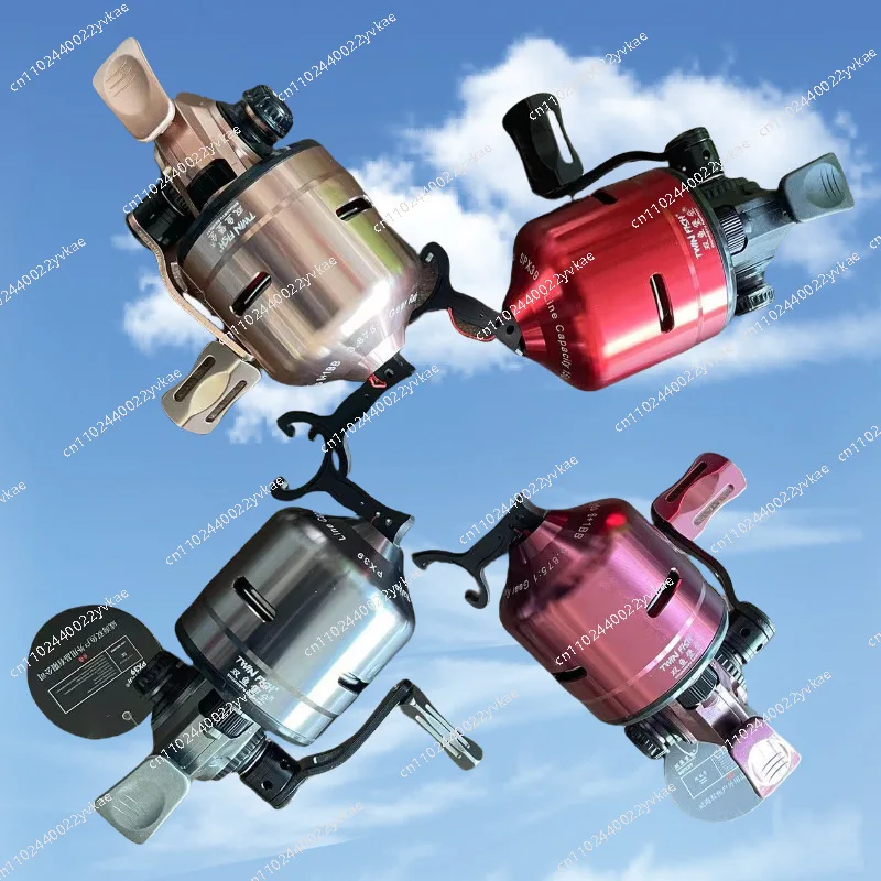 

Pisces Fortress PX39 Automatic Arrangement Metal Shooting Wheel Inner Line Closed Wheel Slingshot Fishing Reel