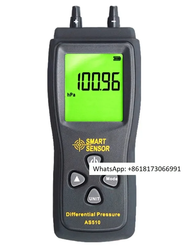 

Xima AS510 handheld digital pressure micro differential pressure gauge micro differential pressure gauge