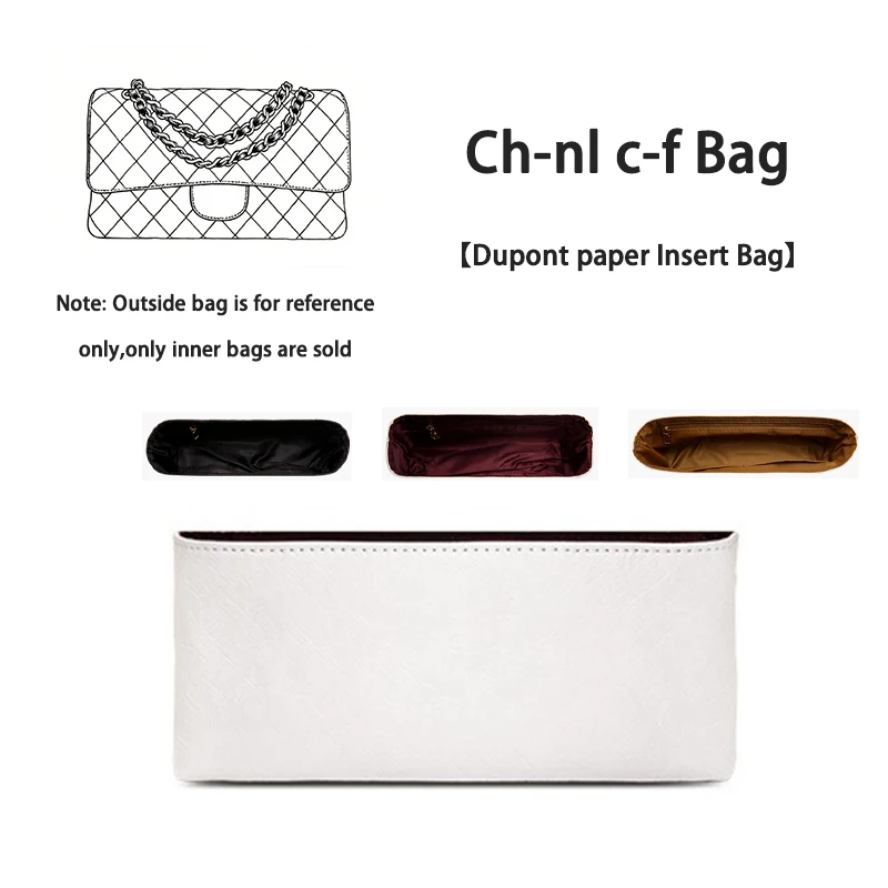 EverToner Dupont Paper Inner Bag Organizer Insert For Ch-nl C-f Bag Organiser Divider Shaper Protector Compartment