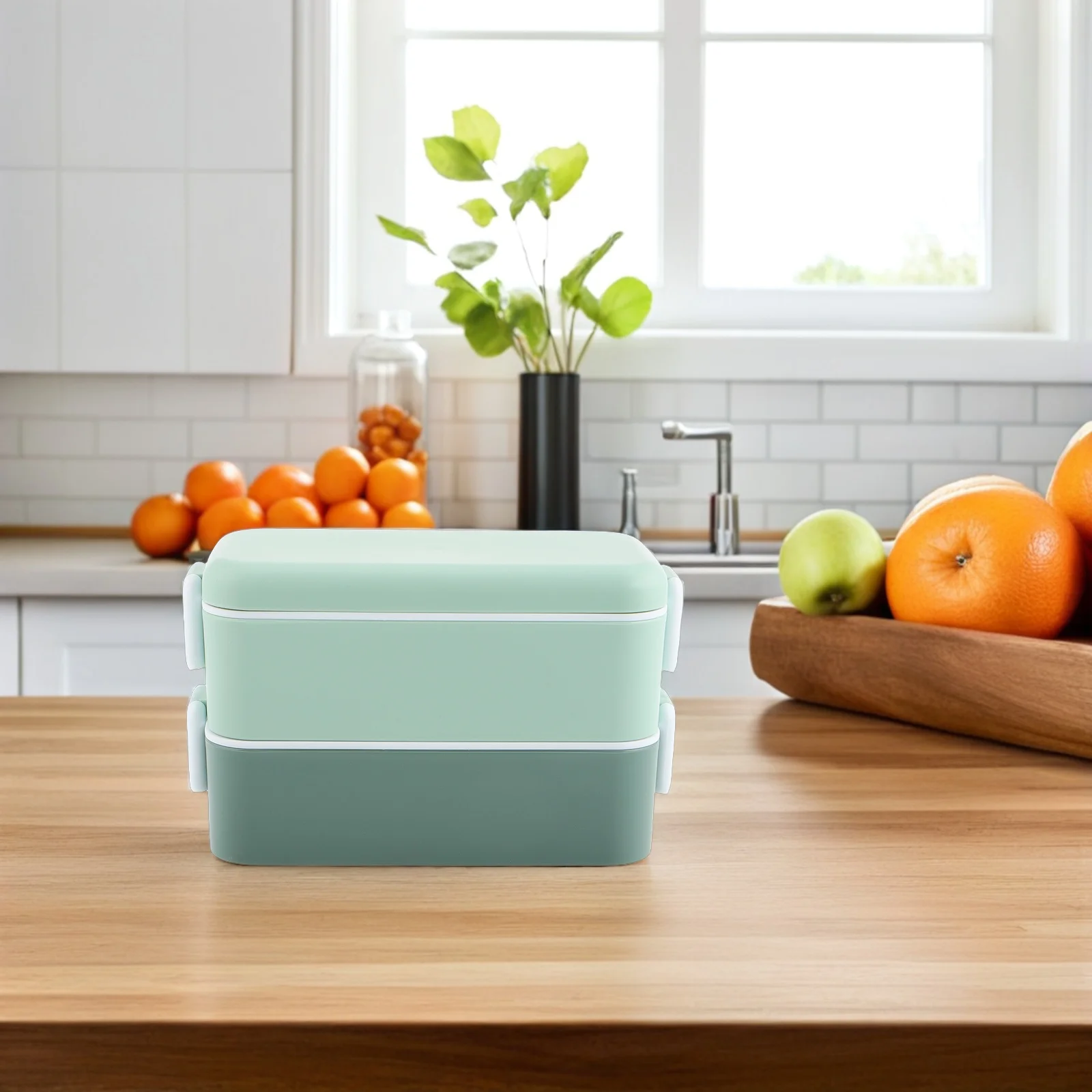 

Divided Meal Prep Containers Leakproof Microwave-Safe Stackable Reusable Travel Lunch Box Bento Food Storage Bento Salad Box