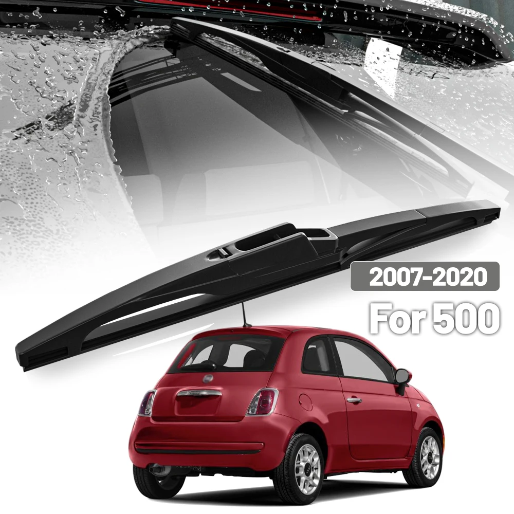 

For Fiat 500 2007-2020 2009 2010 2017 2018 2019 Rear Windshield Windscreen Wiper Blade Tailgate Window Wipers Accessories 11"