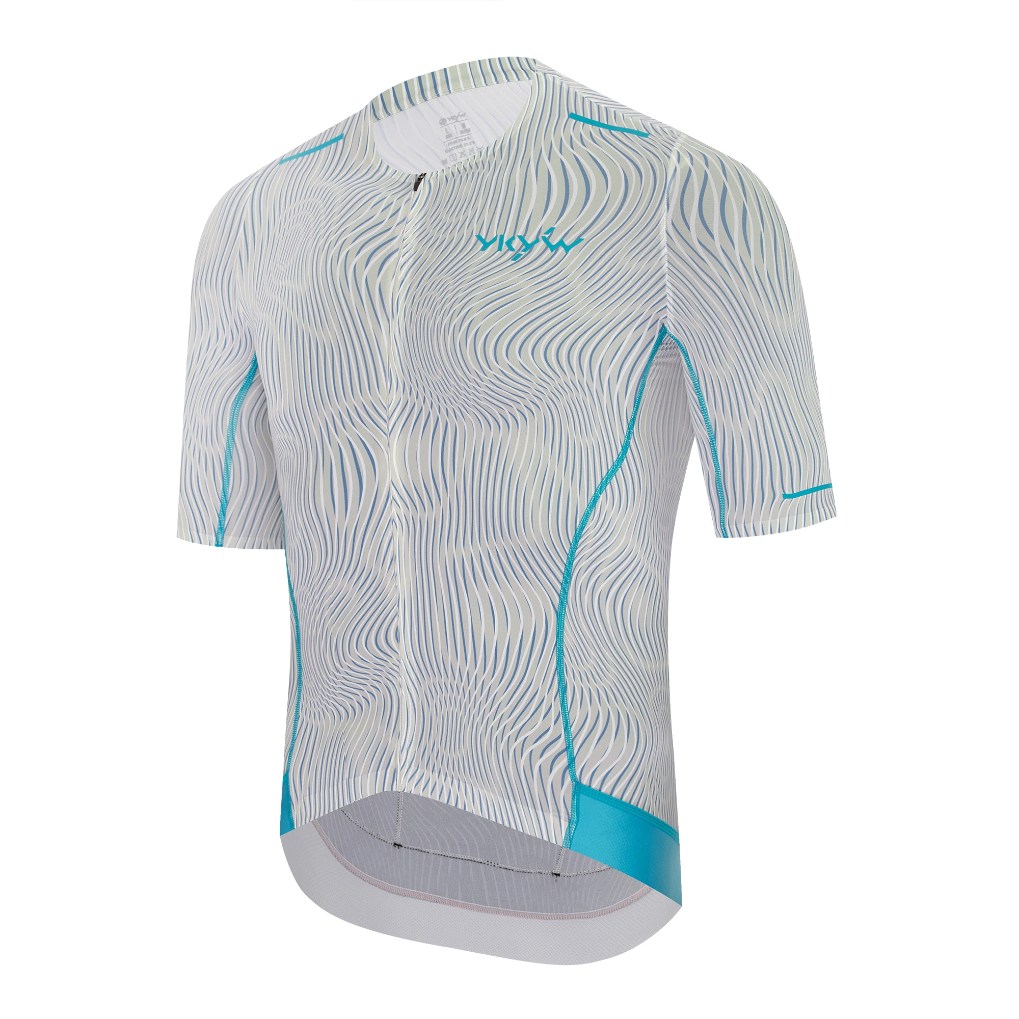 YKYWBIKE Pro Race Herren Radtrikot Leichtes Kühlendes Atmungsaktives Schnelltrocknendes Sommer-Rennrad MTB Fahrradbekleidung – Detail 17