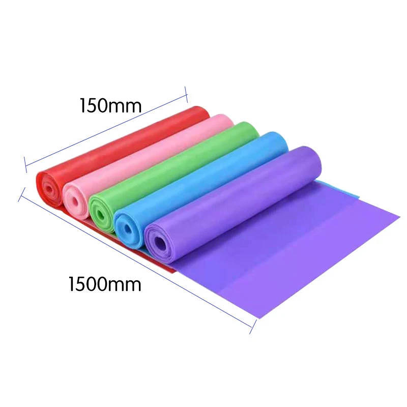 Stretch Resistance Band Good Tension Elasticity 150cm Rubber Elastic Band Portable Fit Home Gym Yoga Sport Equipment