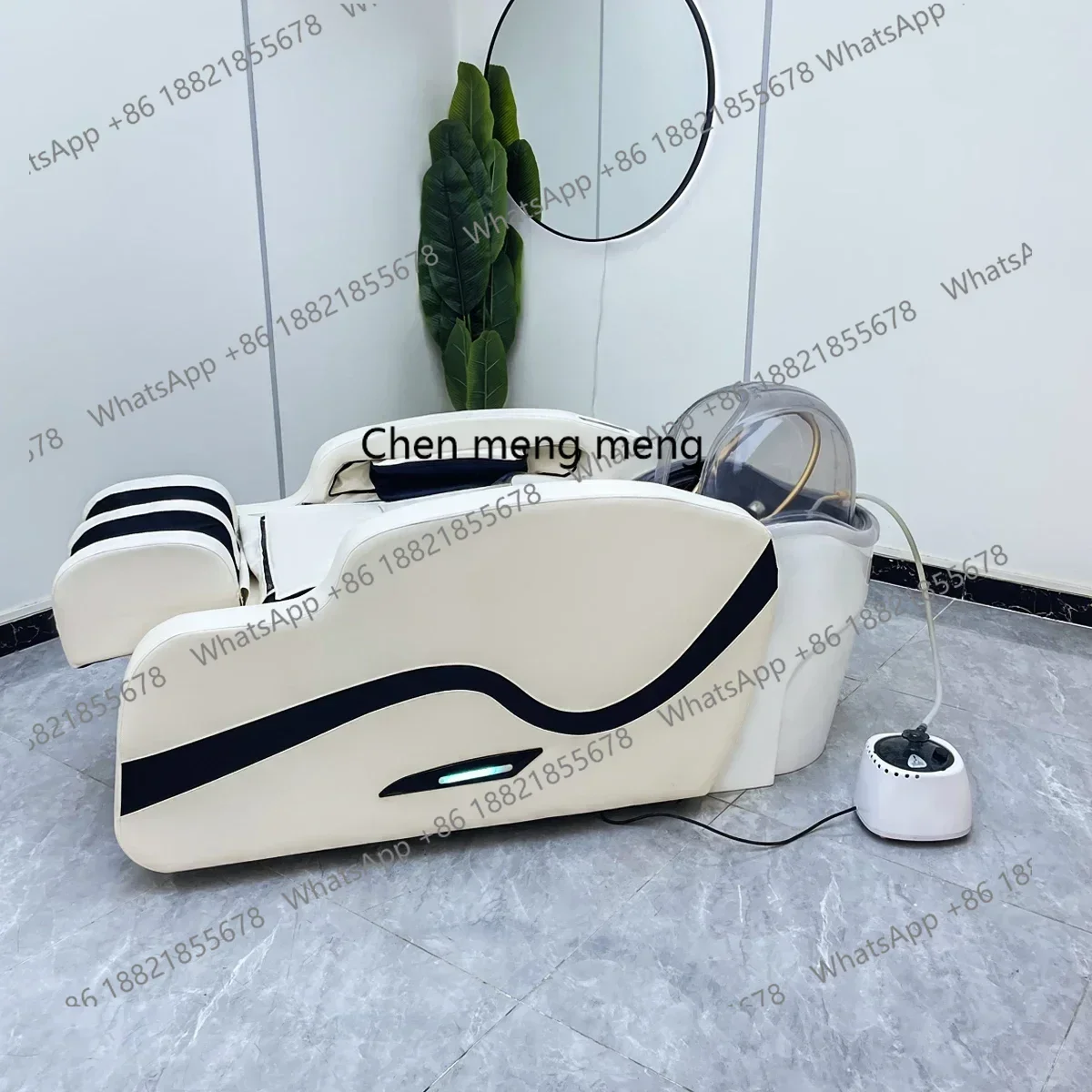 X Automatic Intelligent Electric Massage Shampoo Bed Barber Shop Water Circulation Head Treatment Massage Couch