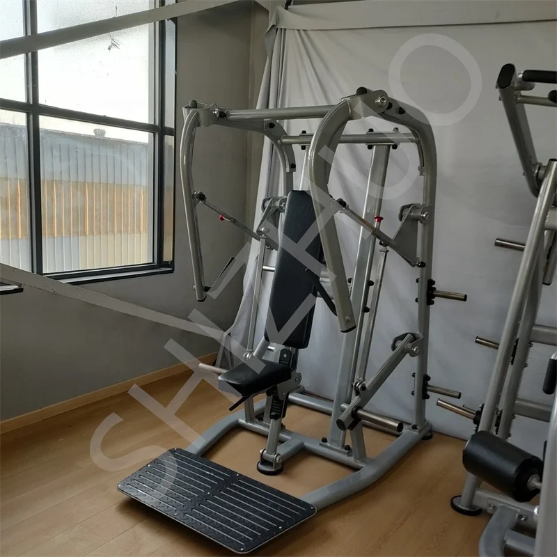 

Bodybuilding Equipment Workout Free Weight Plate Loaded Seated Chest Press Exercise Machine