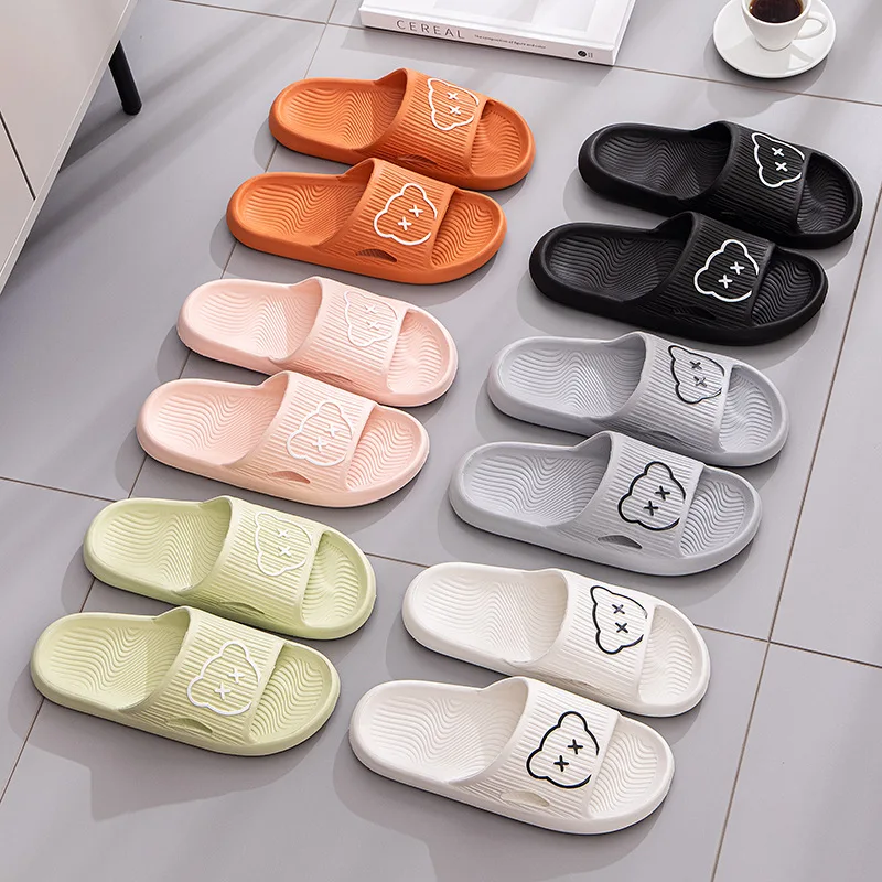 

2025 New Breathable Non-Slip Couple Slippers Lightweight Durable EVA Home Sandals Summer