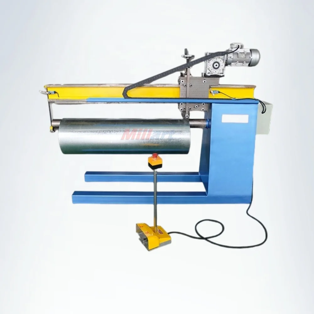 

Lock Seam Machine 0.4~1.2mm Sheet Metal Duct Lock Seam Closing