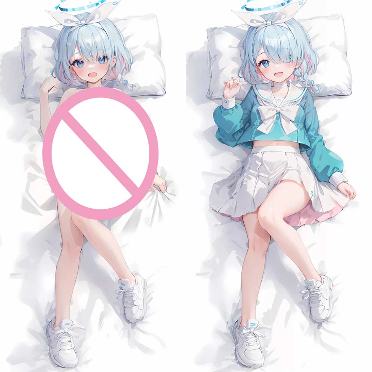 

New Pattern Blue Archive Pillowcase Alona Allona Dakimakura Customize Anime Game Hugging Body Pillow Case