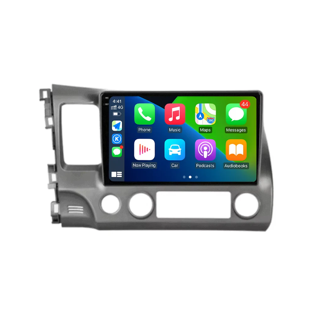 Android 16 autoradio voor Honda Civic 8e generatie (2005-2011) multimedia draadloze CarPlay Android Auto - afbeelding 2