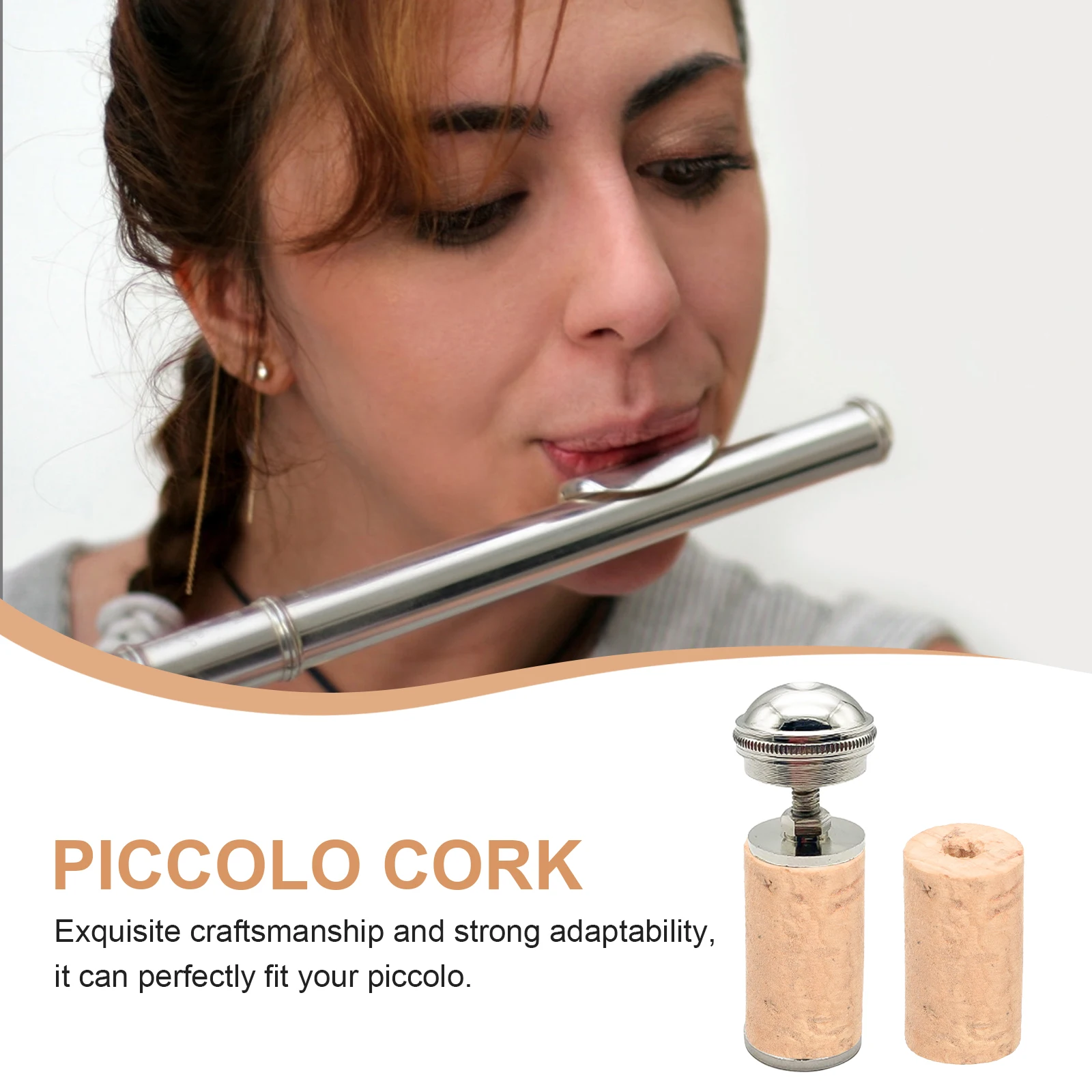 

3 Pcs Cork Simple Accessory Corks Piccolo Protective Protectors Wood Accessories