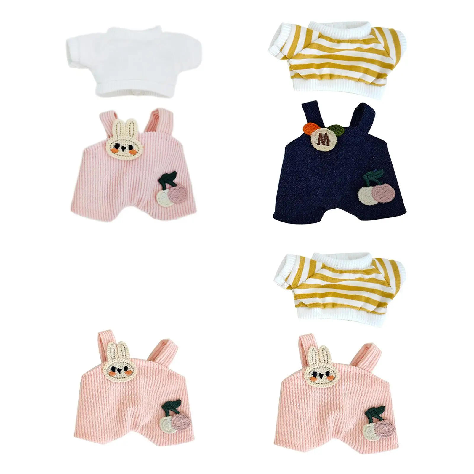 17cm boneca acessórios calças bonito boneca roupas adorável vestir-se confortável boneca roupas brinquedo para 17cm pingente boneca crianças brinquedos