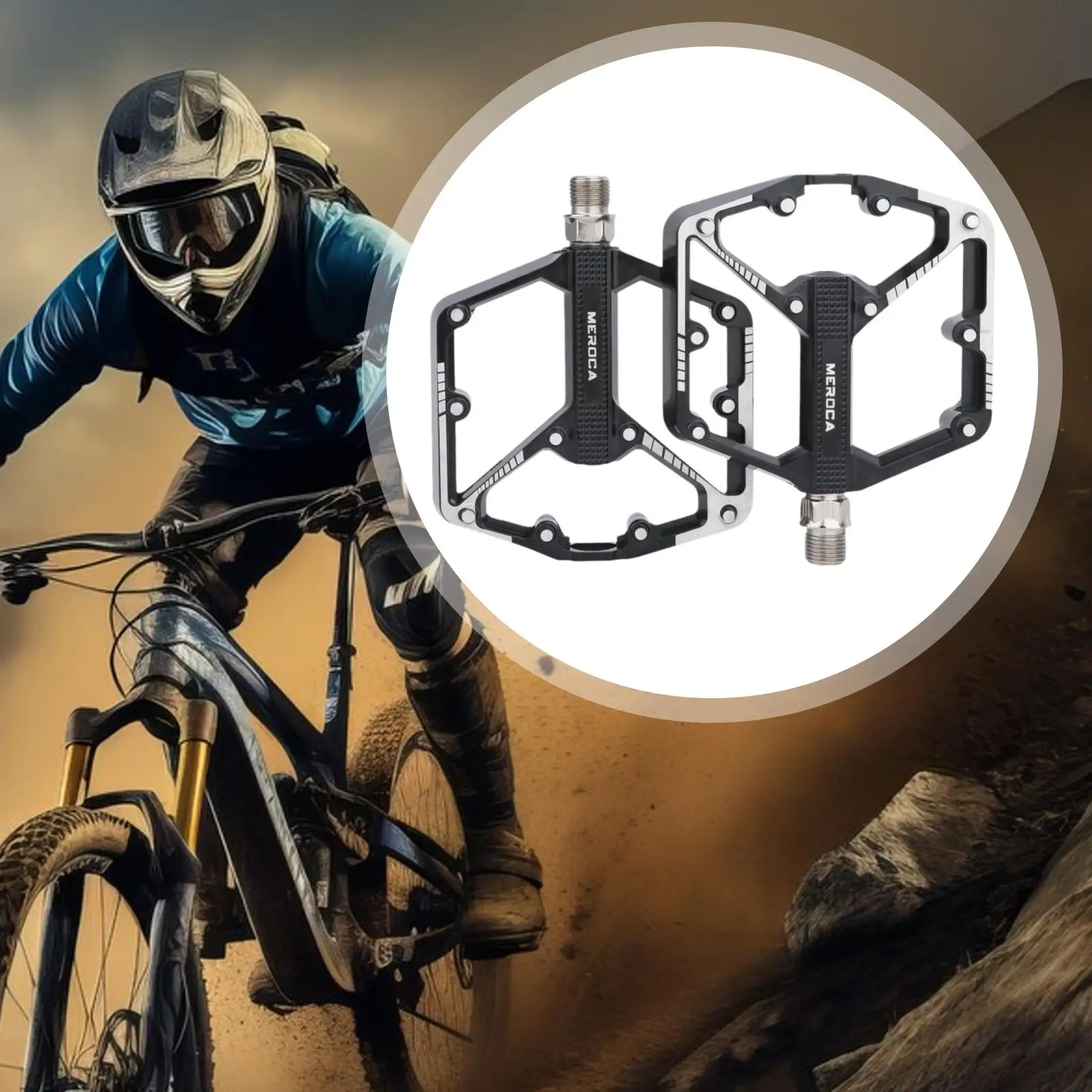 

2x Cycling Pedals Stable Bike Pedals for Adult Bikes Folding Bike Road Bike