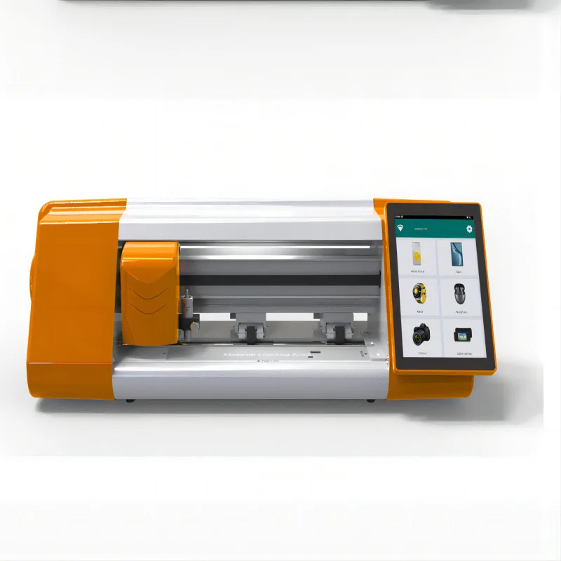 Unlimited cutting water condensation film cutting machine touch screen front film back film water condensation