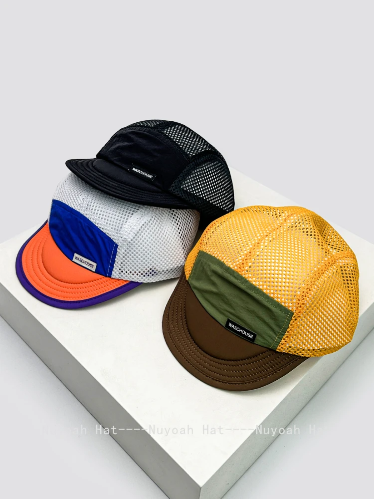 

Spring and summer new outdoor alphabet mesh baseball hat quick-drying sunshade breathable color matching cap