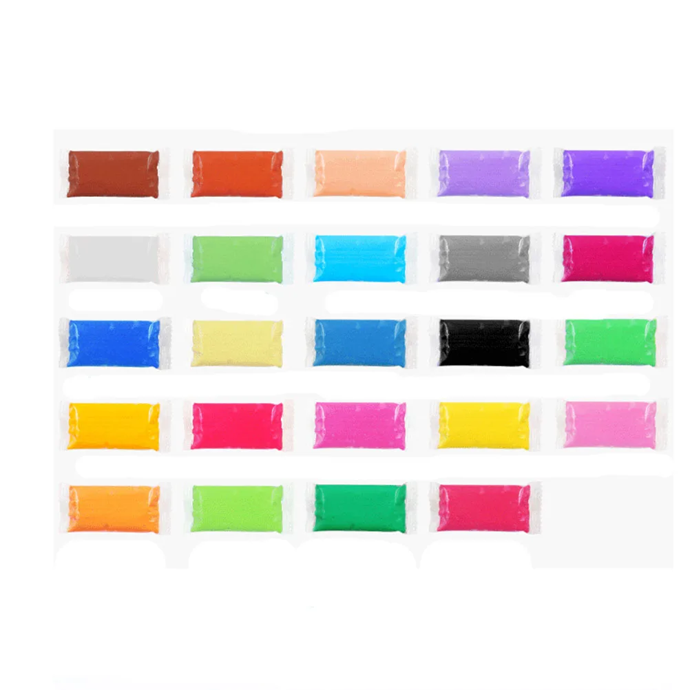 Argila de modelagem infantil colorida ultra leve para projeto de artesanato de artes diy argila criativa suave antiaderente para crianças
