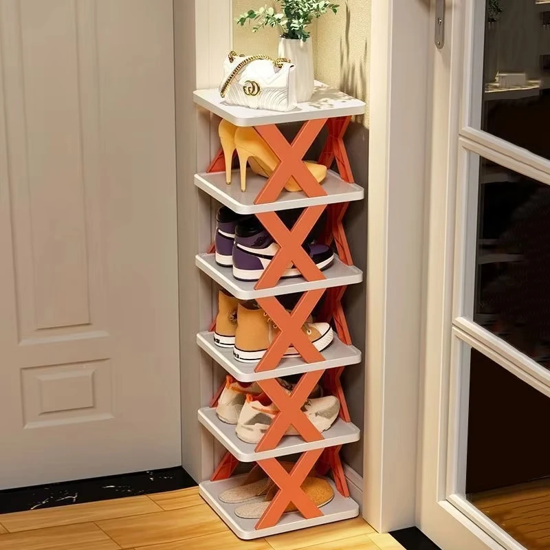 Einfache Montage des Schuhregals Mehrstöckiger Schuhschrank für den Heimgebrauch Dreidimensionaler Schlafsaal-Schuhschrank Multifunktionales Schlichtes Design