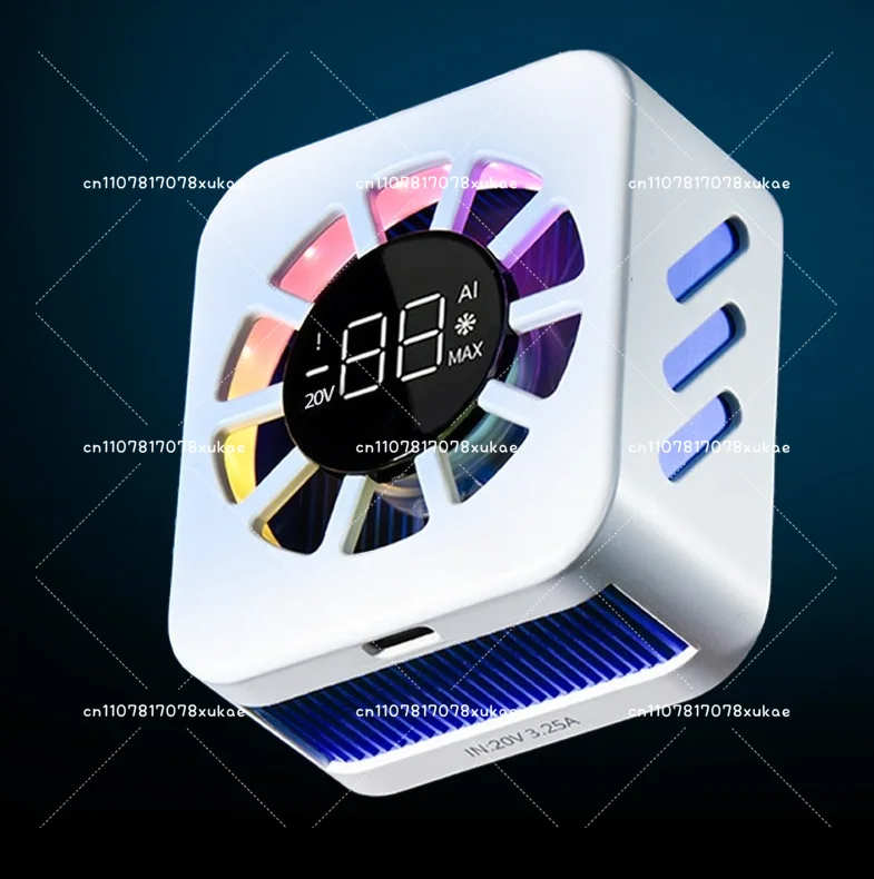 F9Pro Mobile Phone Radiator, 65W Wireless Charging Magnetic Semiconductor Cooling Cooling Artifact