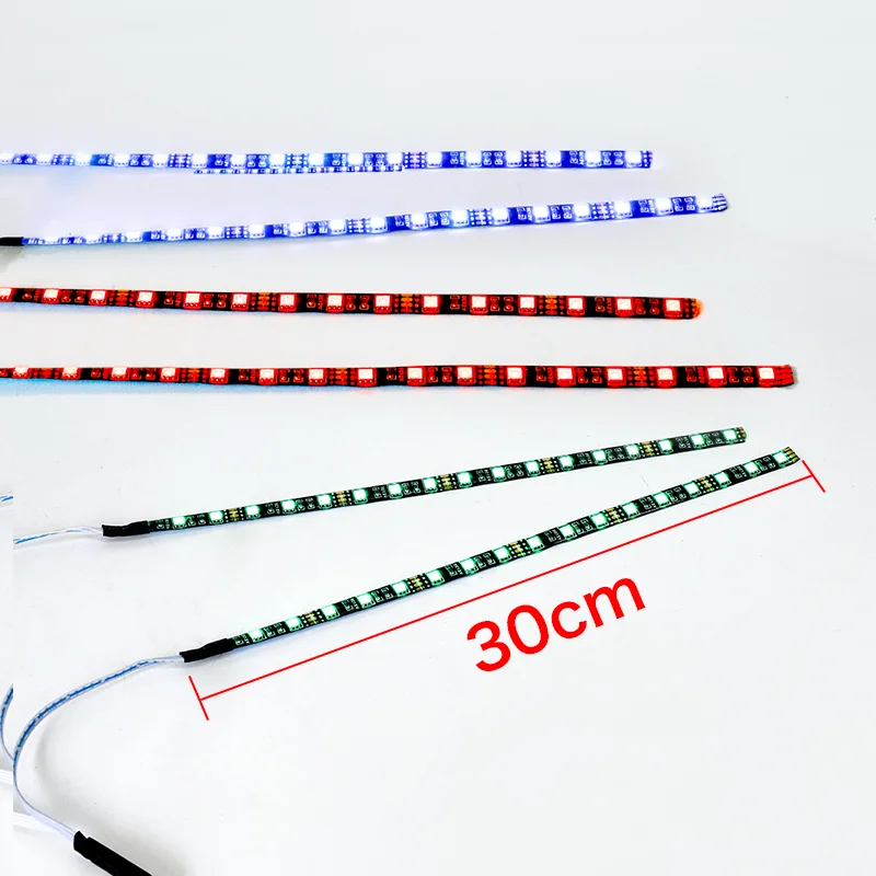 Electric Scooter Waterproof Night Safety Warning Light Strip For Kugoo M4/M4 Pro Flashlight Bar Lamp LED Light Strip Accessories
