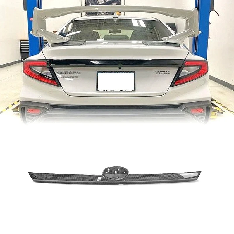 

FOR Subaru VBH WRX Carbon Fiber Retrofit For Subaru, Trunk Cover Logo Middle Tail