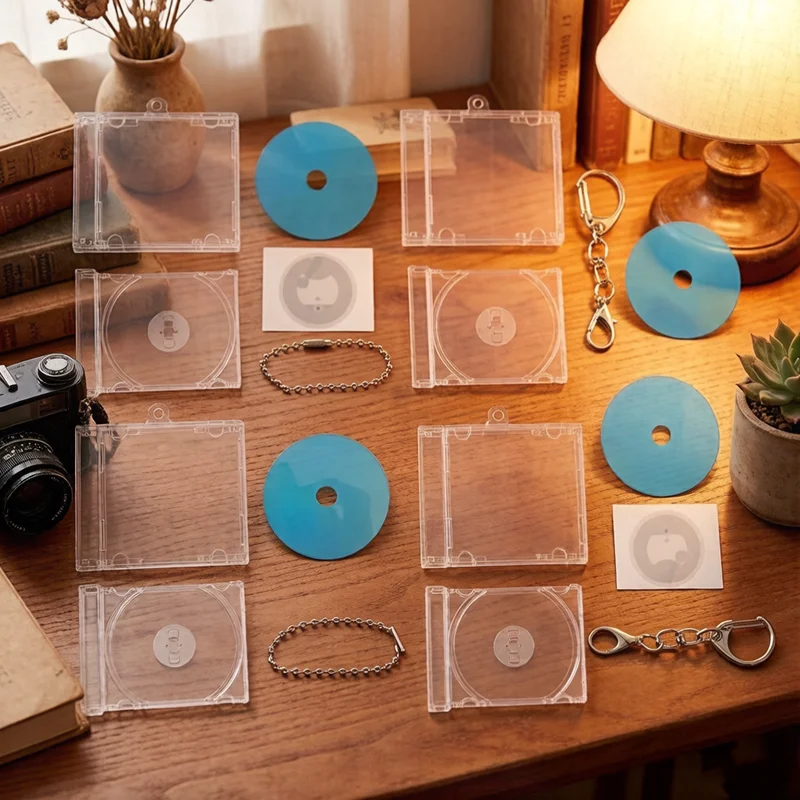 2026 NEW Personalized NFC Music CD Disc Customizable Audio CD with TS Key Chain Tag Creative Gift for Music Lovers Collection