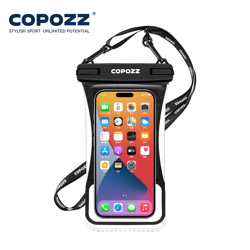 

COPOZZ Skiing&Snowboarding Waterproof Phone Case Cover Touchscreen Mobilephone Diving Bag Pouch for iPhone Xiaomi Samsung Meizu