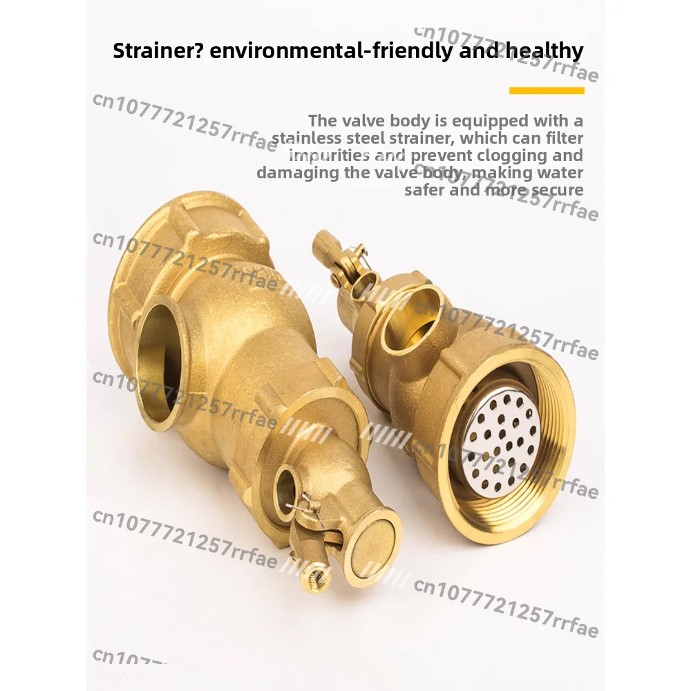Brass Water Tank, Water Tower, Pool, Inner Wire Small Hole Hydraulic Float Valve, Generally Large Water Outlet Float Valve