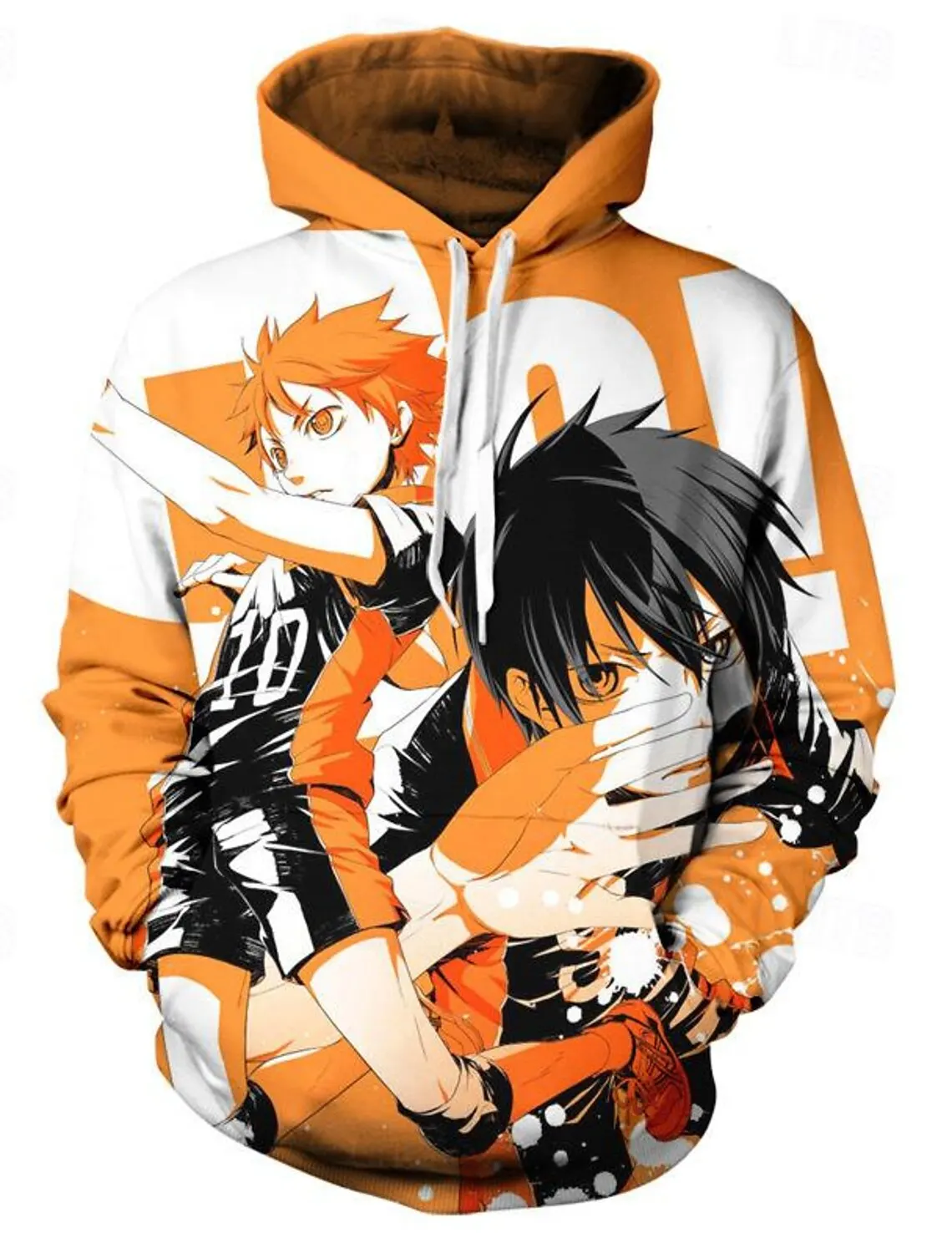 

Hoodie style Harajuku 3D printed anime volleyball print hooded sweatshirt men and women fashion casual shirt hooded sweatshirt