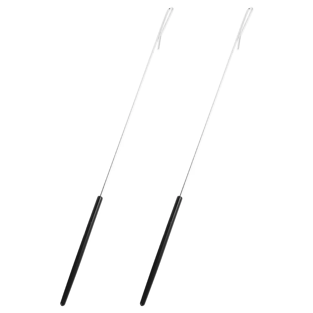 Hastes de controle de fantoche de mão, 2 peças, ferramentas de braço de metal flexível para performance de palco, acessórios de manipulação de fantoche de teatro infantil