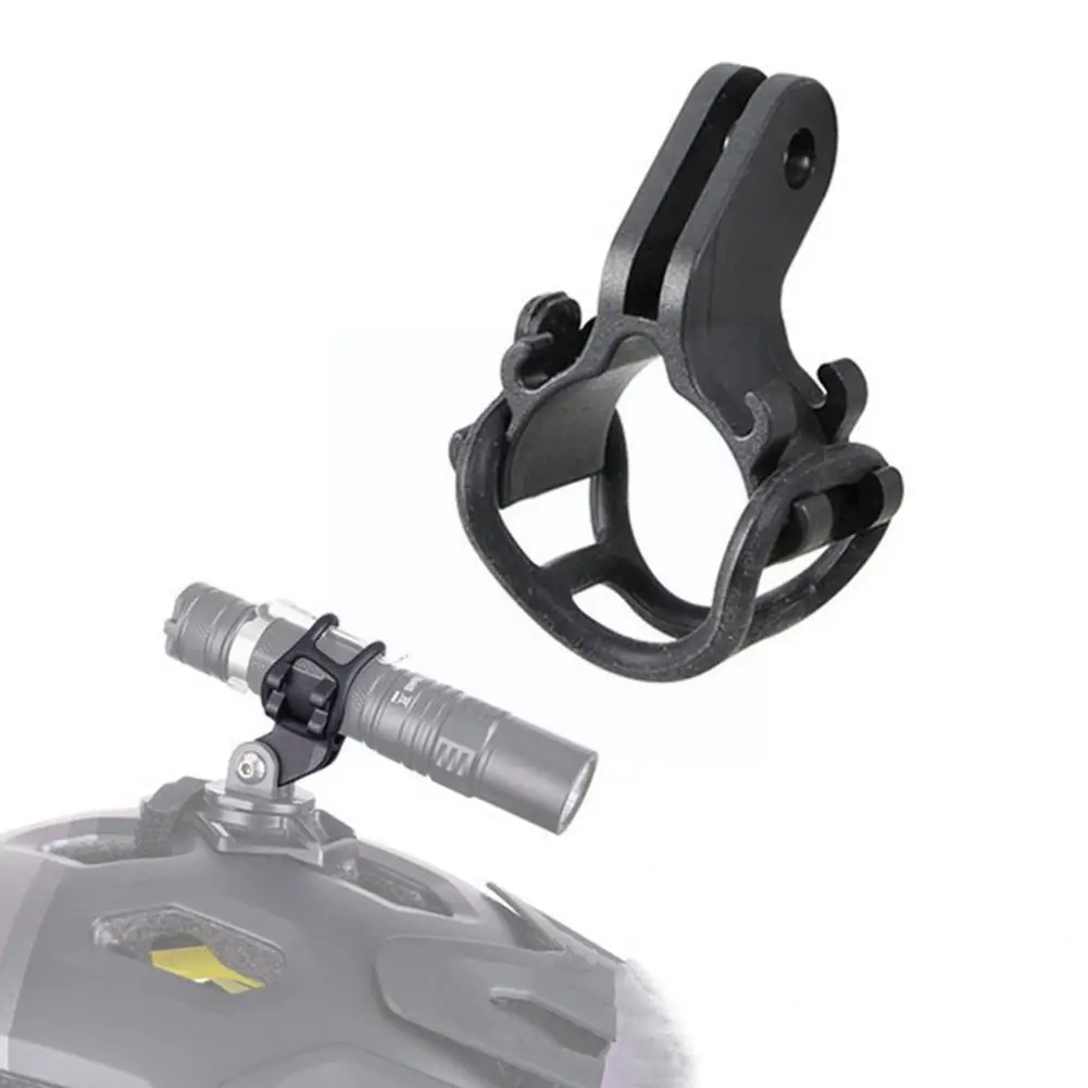 Adjusted Bicycle Light Torch Flashlight Holder Clip Mount Bracket for Road Bike Cycling for Gopro Camera Mount Holder Black W0E8