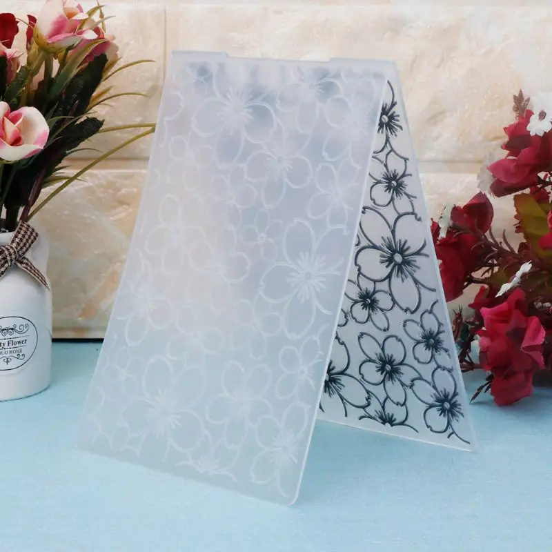 N7MD Flower Embossing Folder DIY Craft Template Mold Scrapbooking Paper Card Mould