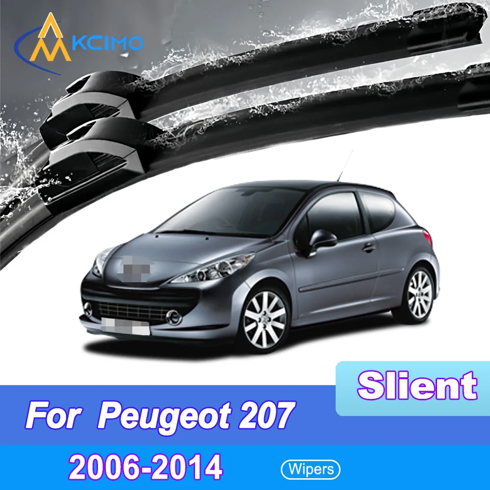 

For Peugeot 207 2006-2014 Windshield Wiper Clean Windshield Hose Window Deflector Car Accessories