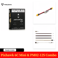 Holybro Pixhawk 6C Mini Flight Controller STM32H743 with PM02 V3 12S / PM06 14S Power Module and M9N / M10 GPS for RC FPV Drone