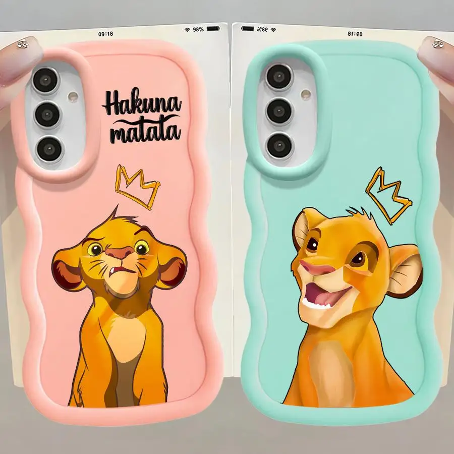 

Мягкий чехол для телефона Samsung Galaxy A02s A05 A20 A52 A55 A50 A04 A30 A51 A73 A03 A06 Disney Lion King