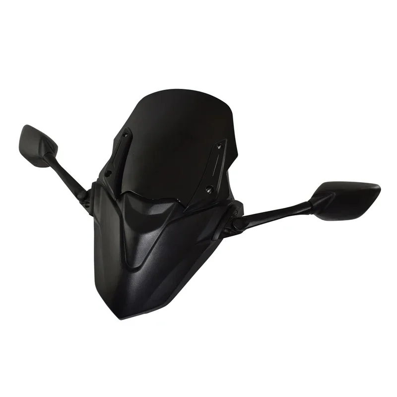 WAASE For Yamaha N-MAX 125 155 NMAX125 NMAX155 2021 2022 2023 Windscreen Windshield Glass with Front Mask Panel Rear View Mirror