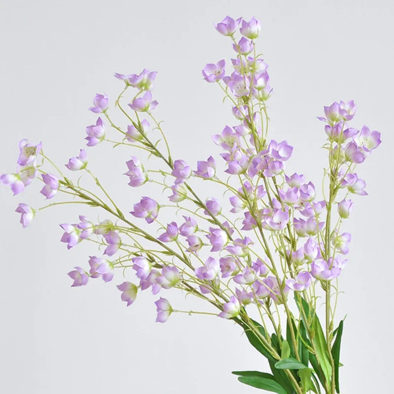 95CM 2 Forked Bell Orchid Artificial Flower Home Living Room Floor Decoration Wedding Guide Wind Chime Flower