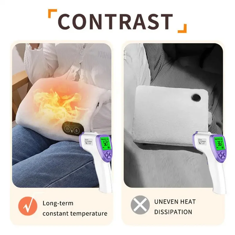 AA20-Hand Warmers Rechargeable Graphene 220W Portable Graphene Handwarmers Pouch Adjustable Temperature Rechargeable Heated