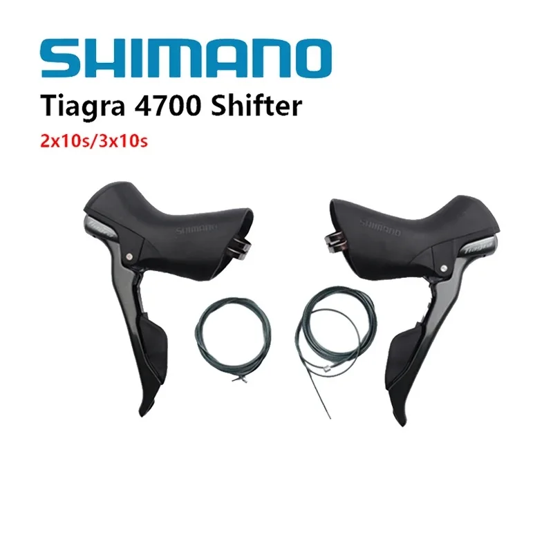 Shimano TIAGRA 4700 Shifter Left 2s/Right 10s/A Pair 2x10s Shifter Levers DOUBLE Road Bike Bicycle Shifter Bike Accessories