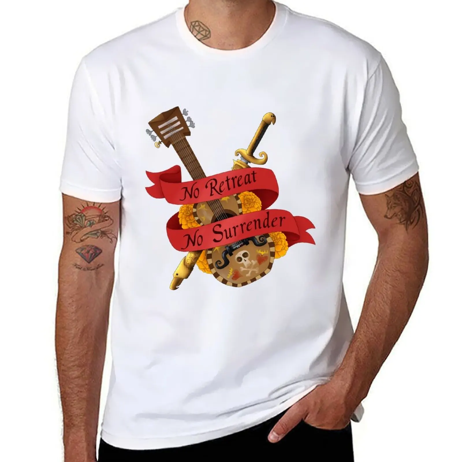 

No Retreat, No Surrender ~ The Book of Life T-Shirt t shirts for man cotton funny man t shirts high quality luxury brand T-Shirt