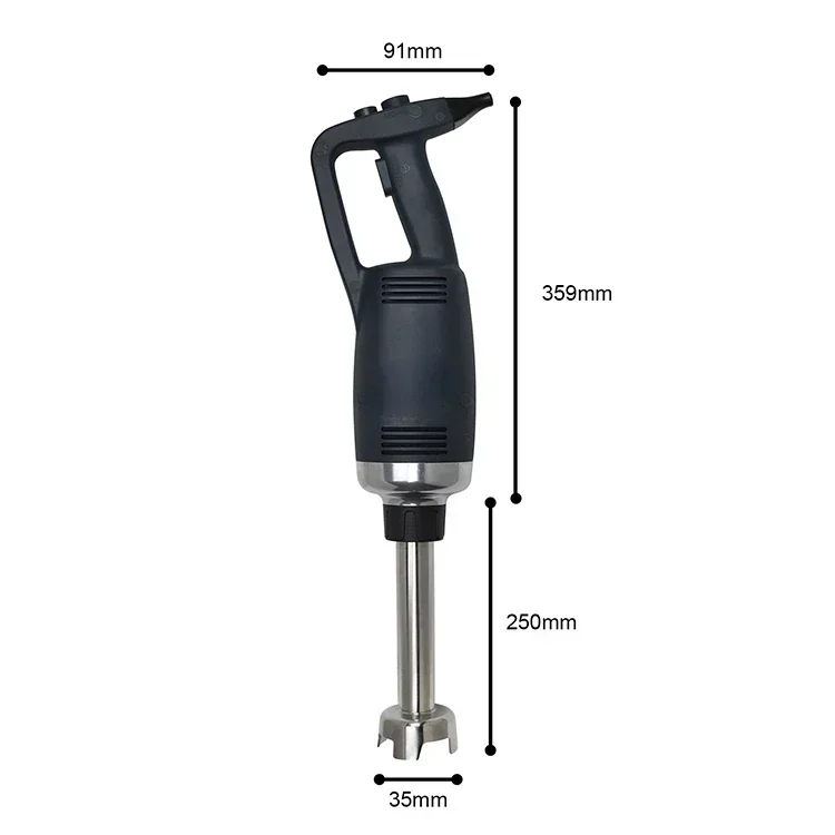 

For 750w 10Inch Big Powerful Electric Commercial Immersion Blender Variable Speed Stick Mixer For Restaurant Blending Soup And