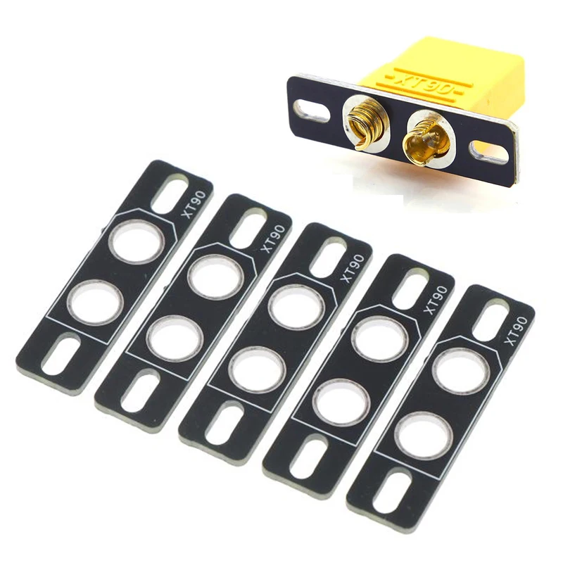 ! 5Pcs XT30 XT60 XT90 Plug Connector PCB Fixed Seat Welding Board (Without Plugd) For RC Model Airplane Helicopter Multirotor
