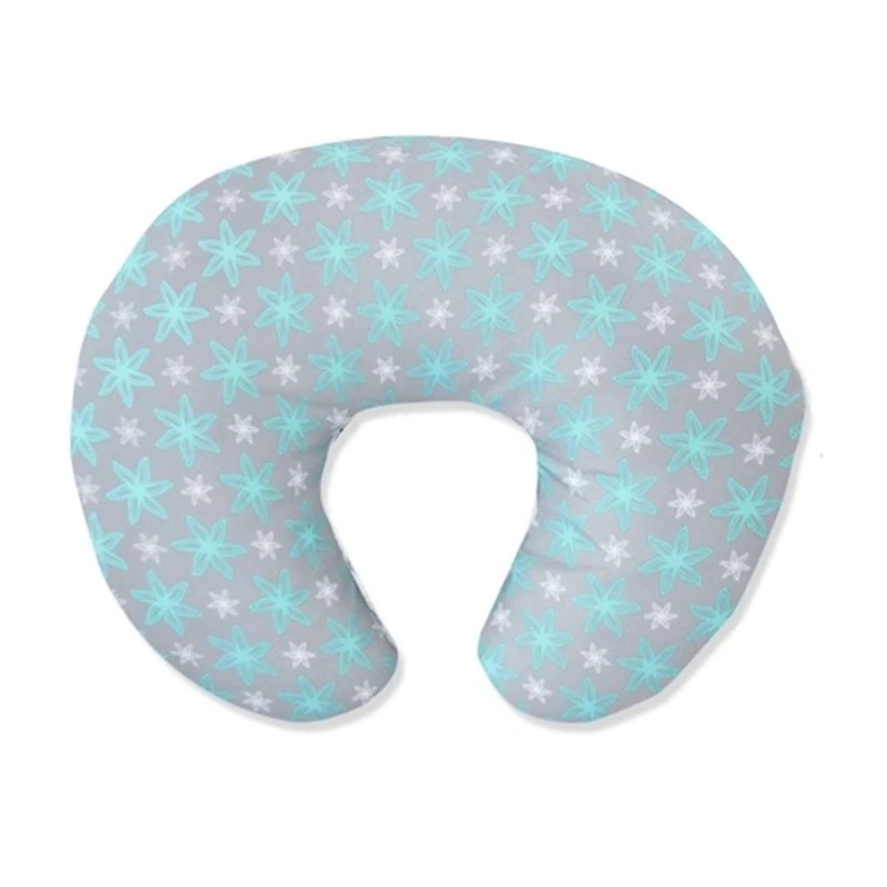 Baby Nursing Pillow Cover Newborn Maternity Breastfeeding Pillow Cover Print U-shape Nursing Pillow Breathable Slipcover