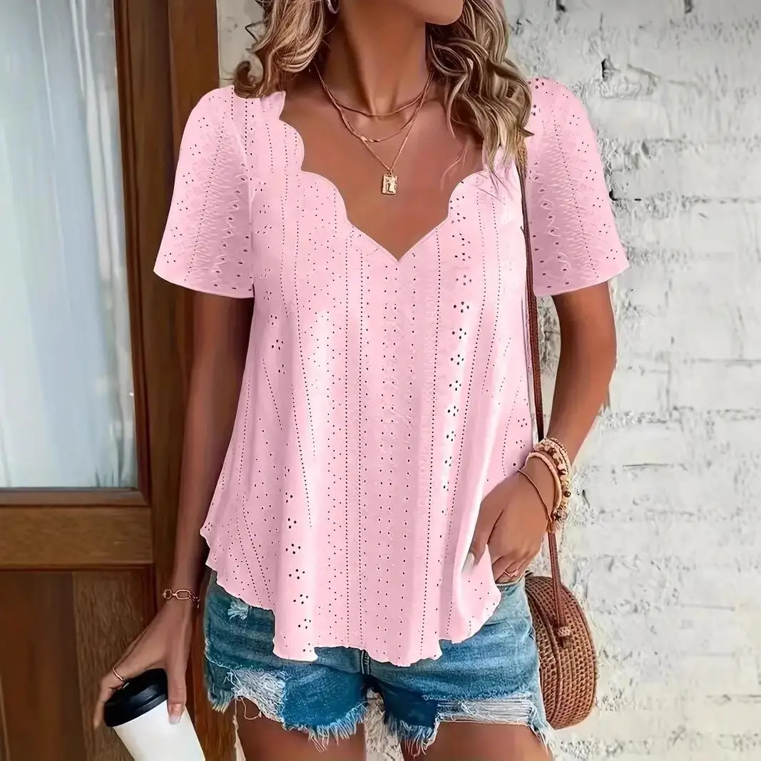 

Женская дышащая ort Sve irt большого размера, удобная одежда из полиэфирного волокна, уличная деловая одежда, повседневная одежда