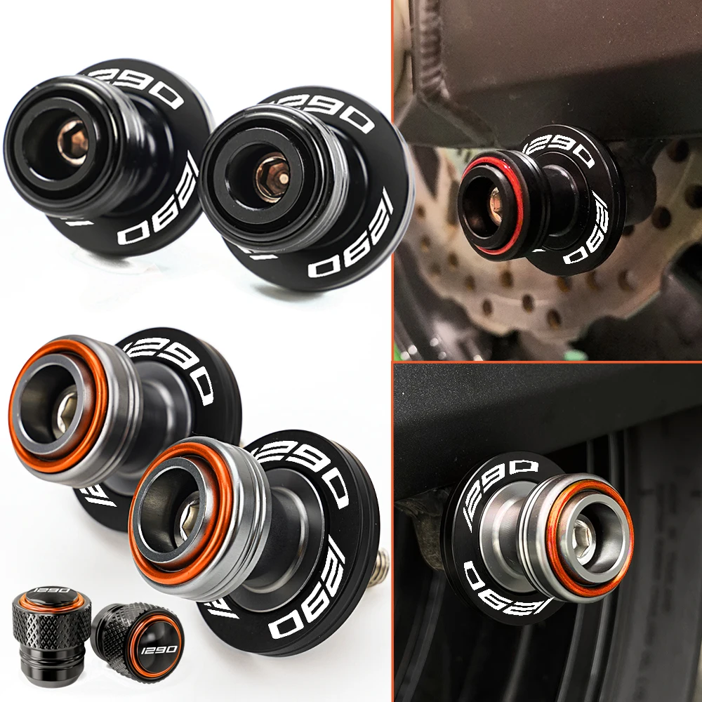 For KTM 390 790 890 1050 1090 ADVENTURE 790 1290 2022-2024 SUPERMOTO Motorcycle M10 Swingarm Spools Slider Stand Tire Valve Cap