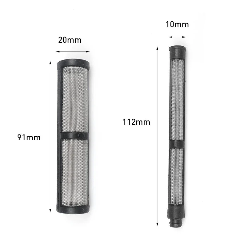 Bezpowietrzny rozpylacz do farby filtr 390, 395, 495 kolektor 60/100 siatka Airless pistolet do malowania 4/5 sztuk