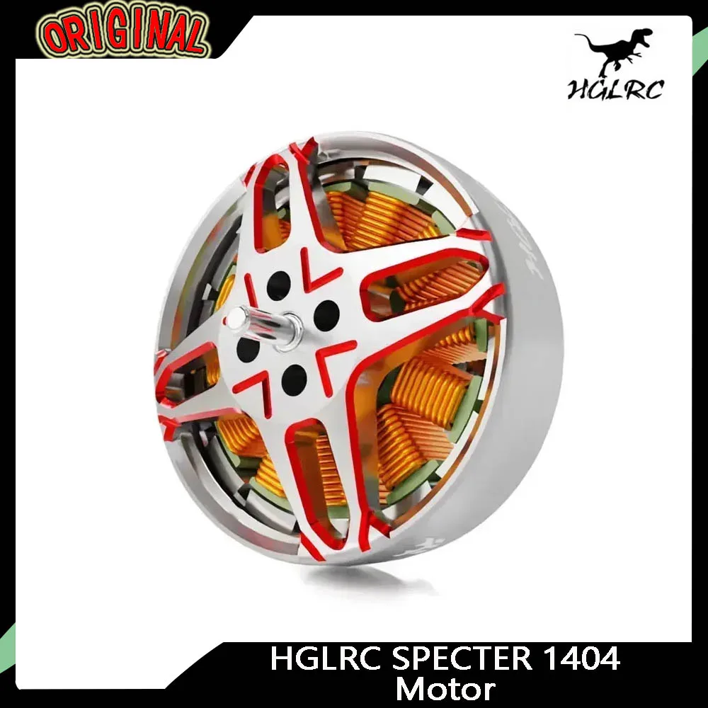 

HGLRC SPECTER 1404 2750KV Бесщеточный двигатель 4-6S LIPO 2-4 дюйма Реквизит для 2-дюймового FPV Cinewhoop 4-дюймового зубочисткового дрона